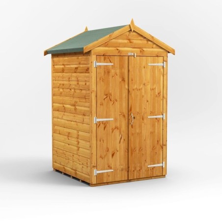 4 x 4 Power Windowless Apex Double Door