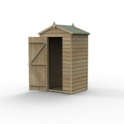 4LIFE Apex Shed 4 x 3 - Single Door - No Windows Home Delivery