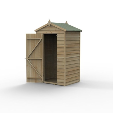 4LIFE Apex Shed 4 x 3 - Single Door - No Windows Home Delivery