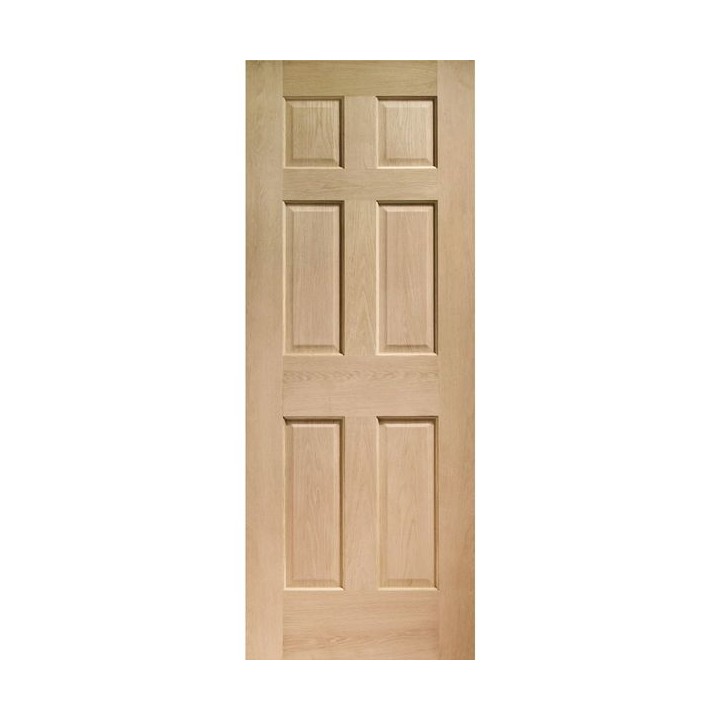 Internal Moulded Oak Colonial 6 Panel Non Raised Mouldings FD30 Fire Door 1981mm x 686mm x 44mm