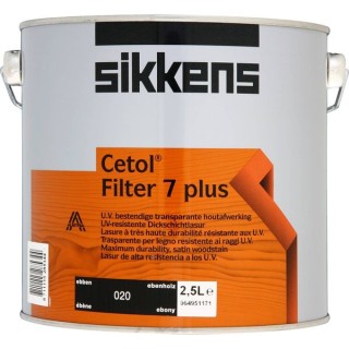 Sikkens Cetol Filter 7 Plus Woodstain Ebony 2.5L
