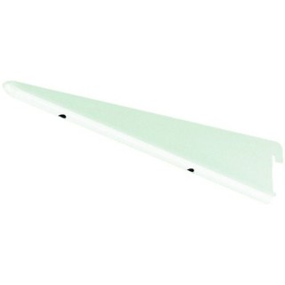 Twinslot Bracket 370mm White Antibacterial Coated