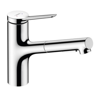 Hansgrohe Zesis M33 Single lever kitchen mixer 150 pull-out spray 2jet - Chrome - 74800000