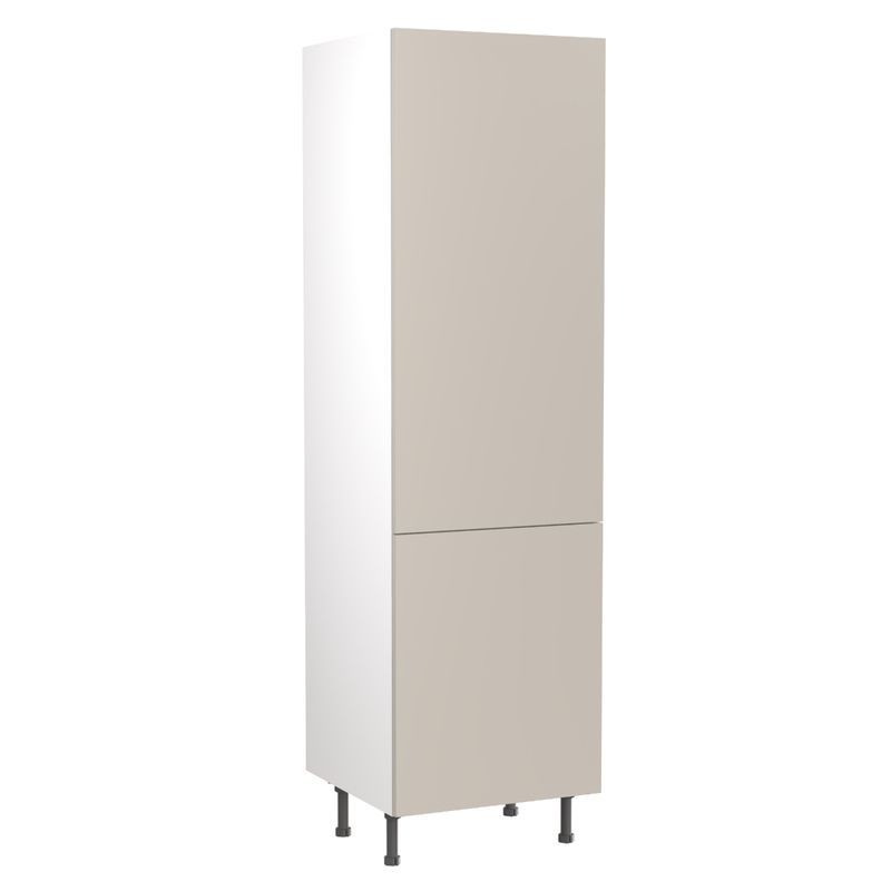 Flatpack Larder Unit Ultra Matt Light Grey Slab 600mm - FKKF0734 Flatpack Larder Unit Ultra Matt Light Grey Slab 600mm - FKKF0734