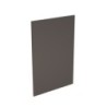 Base End Panel for J-Pull Super Gloss Graphite 900mm x 600mm - FKKJ0428