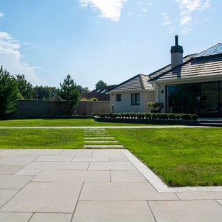 Marshalls Towngate Indian Sandstone Natural Stone Paving Grey Multi 610 x 610mm