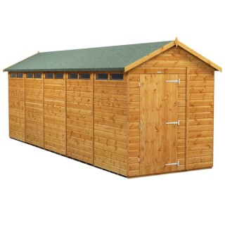 20 x 6 Power Apex Security Shed