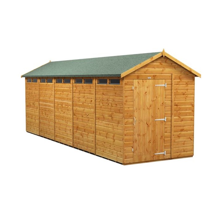 20 x 6 Power Apex Security Shed