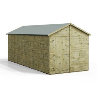 20x8 Premium Powersheds Apex No Windows