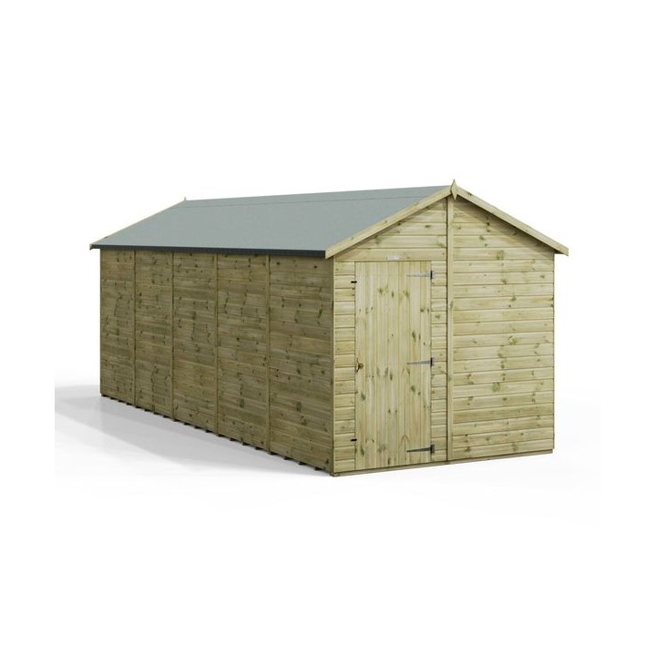 20x8 Premium Powersheds Apex No Windows
