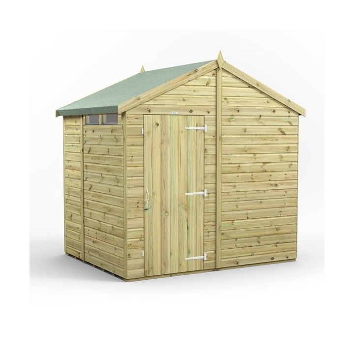 6x8 Premium Powersheds Security Apex