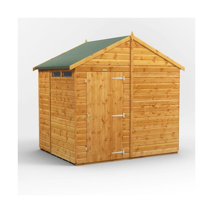 6 x 8 Power Apex Security Shed