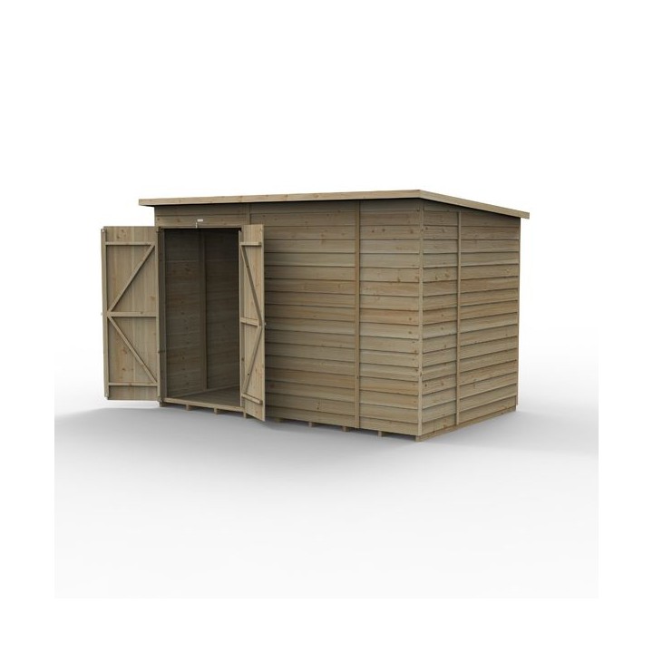 4LIFE Pent Shed 10 x 6 - Single Door - No Windows