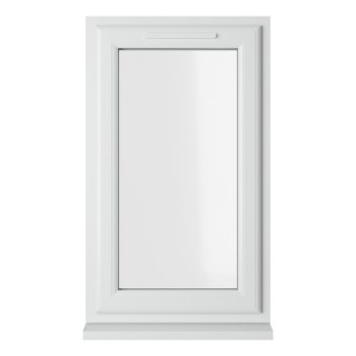 Crystal Triple Glazed uPVC Window White Top Hung 610mm x 1040mm Clear