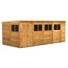 18 x 8 Power Overlap Pent Shed
