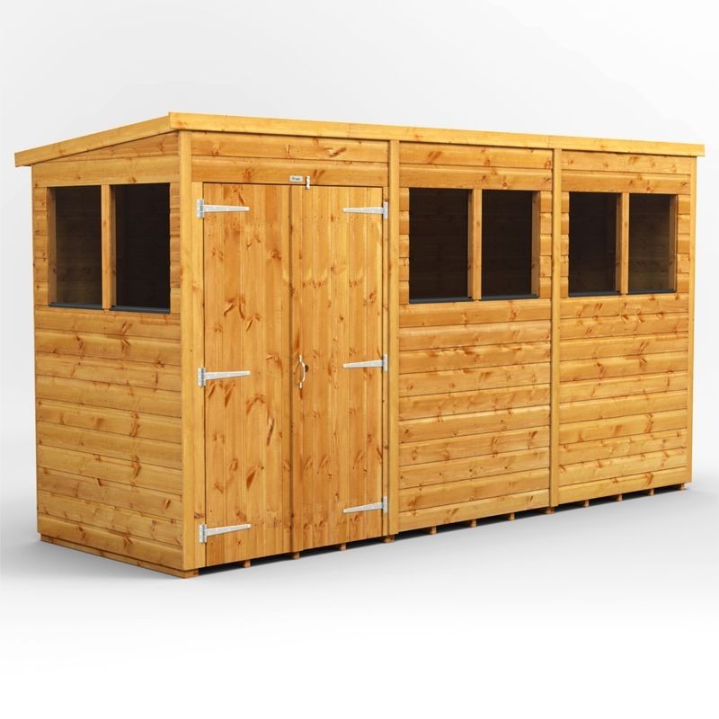 12 x 4 Power Pent Double Door