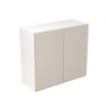 Flatpack Wall Unit J-pull Super Gloss Light Grey 800mm - FKKJ0238