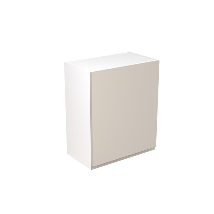 Flatpack Wall Unit J-pull Super Gloss Light Grey 600mm - FKKJ0214