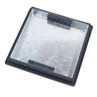 Clark-Drain Manhole Cover and Frame 300mm x 300mm x 5 Tonne Sealed Recessed Tray T1G3