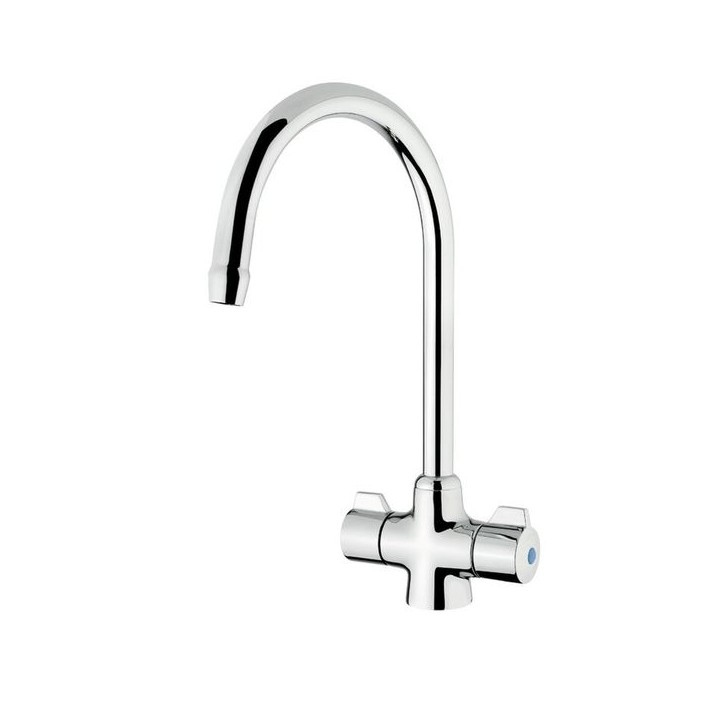Twin Lever Tap Chrome - FKKT002