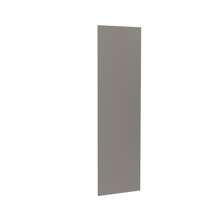 Larder Decor End Panel for J-Pull Super Gloss Dust Grey 2400mm x 600mm - FKKJ0330