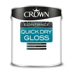 Crown Contract Quick Dry Gloss 2.5L Brilliant White