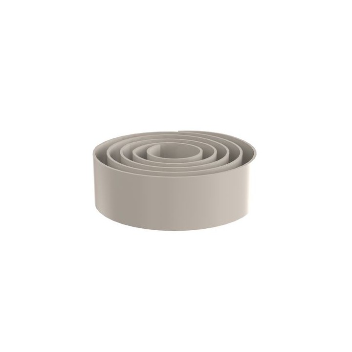 Edging Tape for J-Pull Ultra Matt Light Grey 25mm x 50m - FKKJ0725