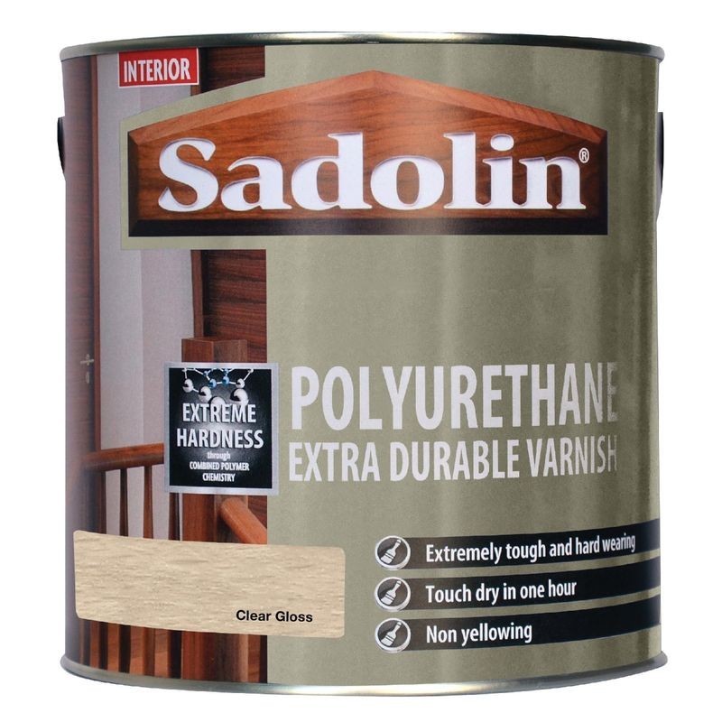 Sadolin Polyurethane Extra Durable Varnish Clear Gloss 2.5L