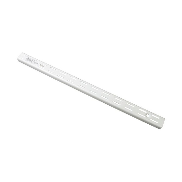 Twinslot Upright 1220mm White Antibacterial Coated