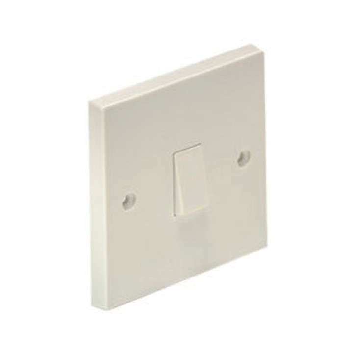 4Trade Light Switch 10 Amp 1 Gang 2 Way