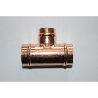 Solder Ring Fitting 28 x 28 x 15 mm Reducing Tee