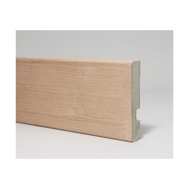 W Howard R1EV18068WO4400 Veneered Rounded One Edge Moisture Resistant MDF Architrave American White Oak 18 x 68 x 4400mm