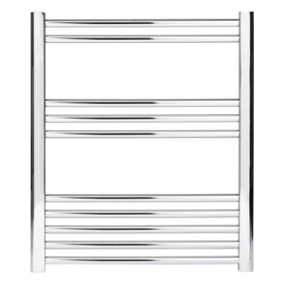 Towelrads Straight Hamilton Chrome Towel Rail 700mm x 600mm