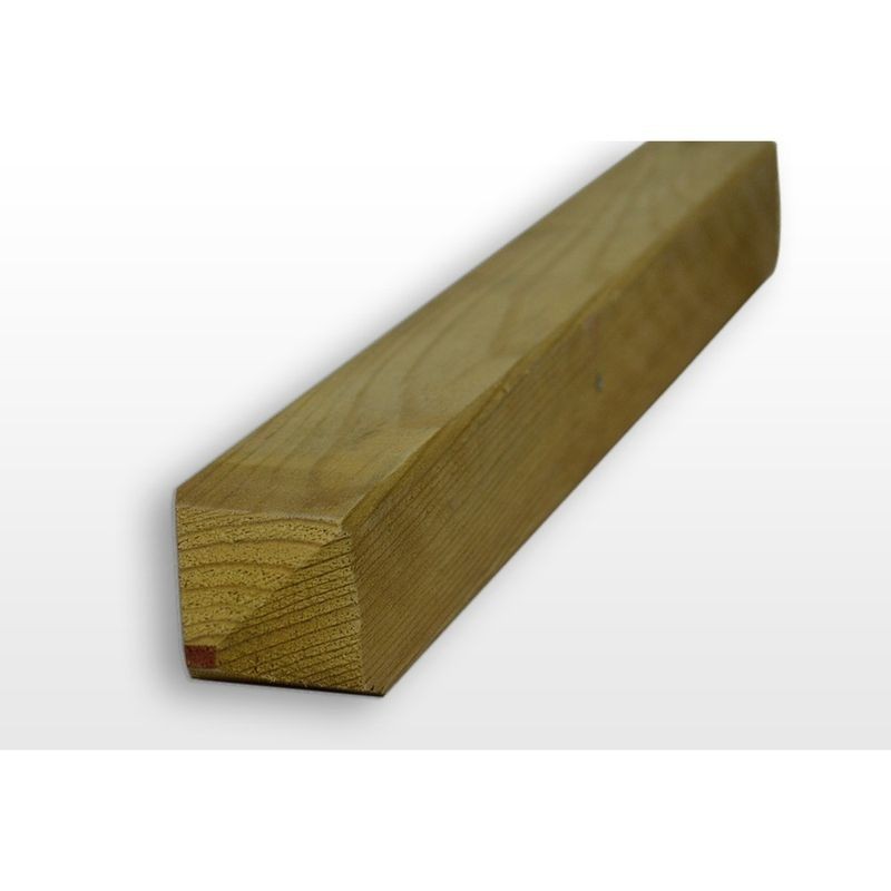 50mm x 50mm x 0.9m Green Treated Pointed Pegs