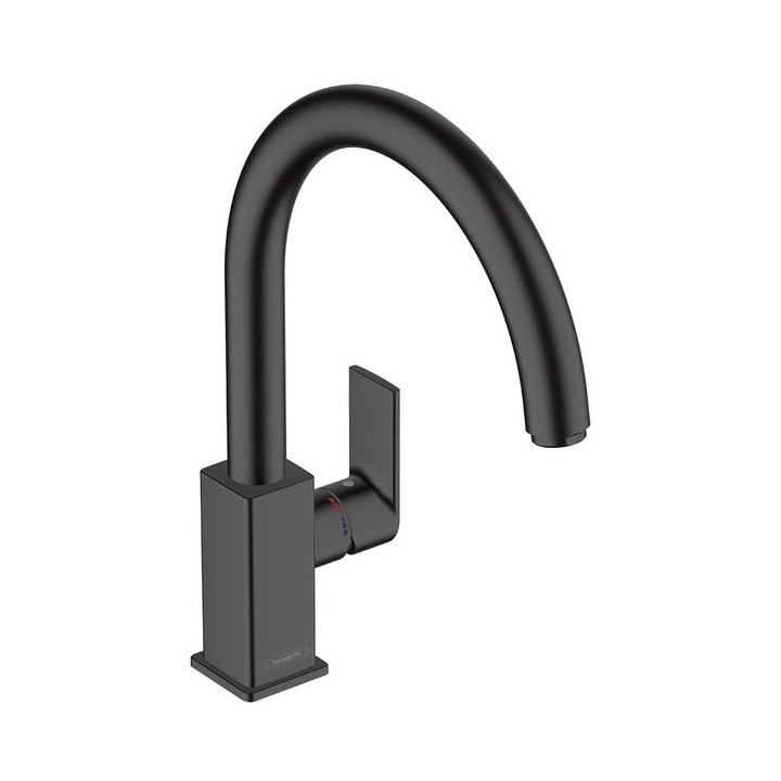 Hansgrohe Vernis Shape M35 Single lever kitchen mixer 210 with swivel spout - Matt Black - 71871670