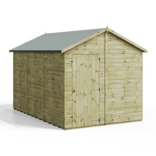 12x8 Premium Powersheds Apex No Windows