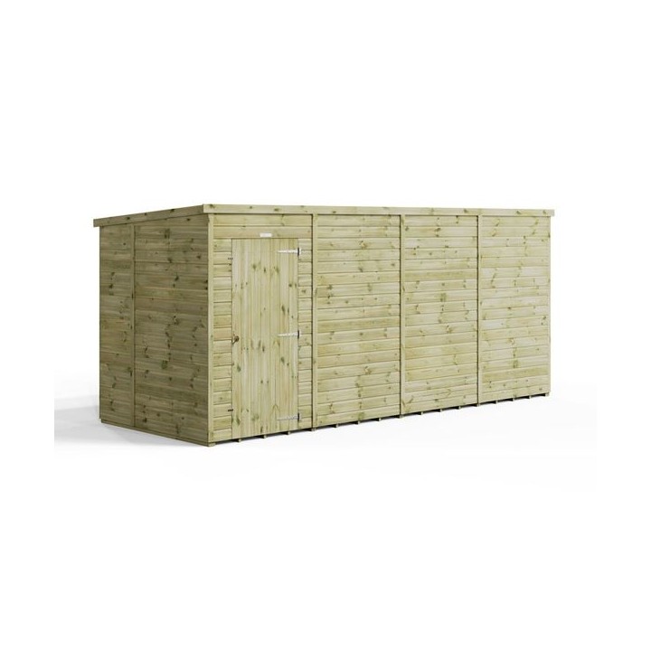 16x6 Premium Powersheds Pent No Windows