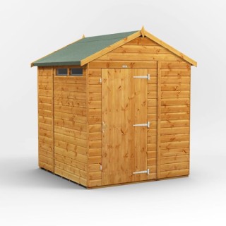 6 x 6 Power Apex Security Shed