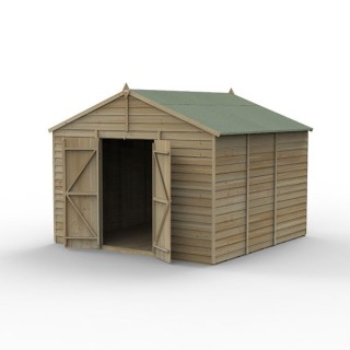 4LIFE Apex Shed 10 x 10 - Double Door - No Windows Installation