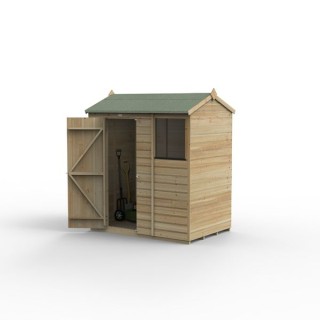 Beckwood 6x4 Reverse Apex Shed 1 WindowInstalled