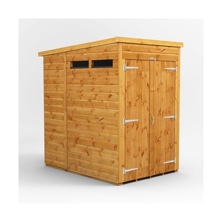 4 x 6 Power Pent Double Door Security Shed