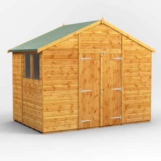 6 x 10 Power Apex Double Door Shed