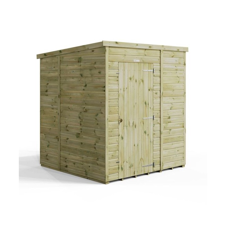 6x6 Premium Powersheds Pent No Windows