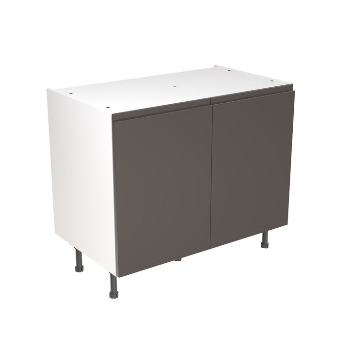 Flatpack Base Unit J-pull Ultra Matt Graphite 1000mm - FKKJ0908