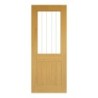 Deanta Ely Unfinished Oak Glazed 1L Door 1981 x 686 x 35mm
