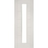 Deanta Seville White Primed Glazed 1 Lite Fire Door 30m 1981mm x 610mm x 45mm