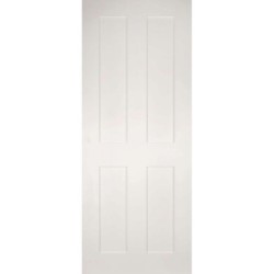Deanta Eton White Primed Fire Door 30m 1981mm x 838mm x 45mm