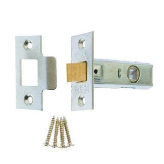 4Trade Tubular Mortice Latch 64mm Satin