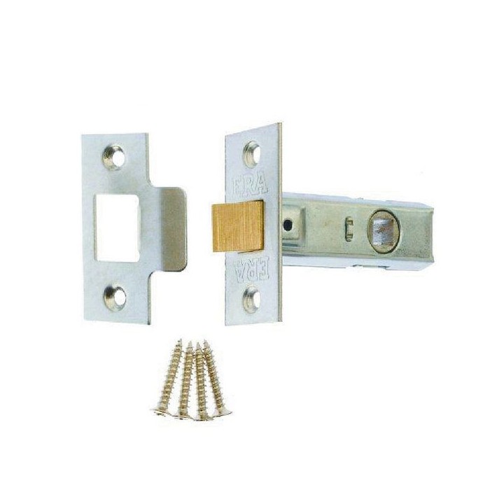 4Trade Tubular Mortice Latch 64mm Satin
