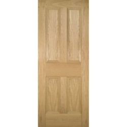 Deanta Kingston Unfinished Oak Fire Door 30m 1981mm x 686mm x 45mm